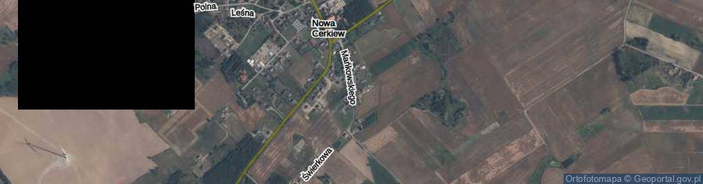 Zdjęcie satelitarne Mańkowskiego, ks. ul.